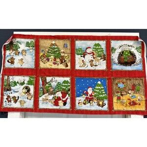 Season's Greetings Fabri-Quilt Cotton Fabric Panels Woodland Animal Christmas